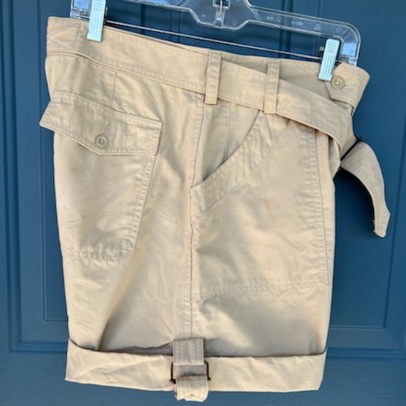 RALPH LAUREN SPORT ADJUSTABLE COTTON TAN SHORTS SIZE 8 - Picture 14 of 16